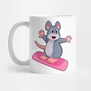 Mouse Snowboard Winter sports Mug